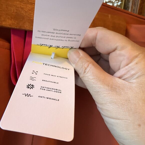 NWT Spiced Orange Figs Woman’s XXSP Jogger Scrub Pants Technical Collection - Picture 5 of 14